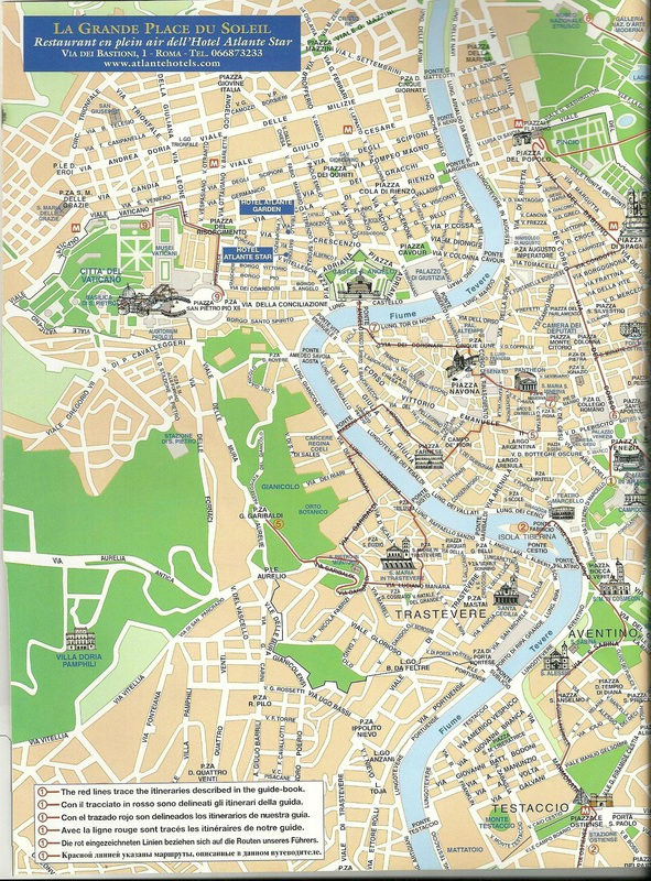 Harta Romei Roma Ghid Turistic
